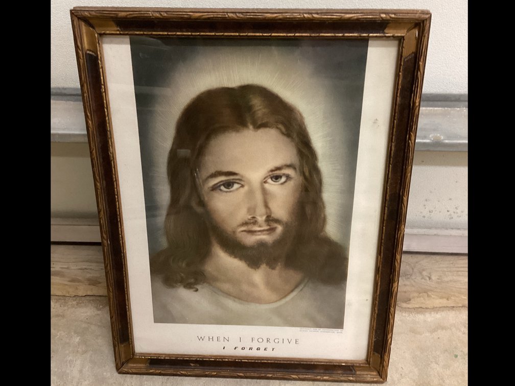 Framed Print “Jesus” When I Forgive I Forget
