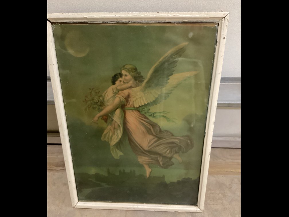 Framed Print “Girl with Angel”