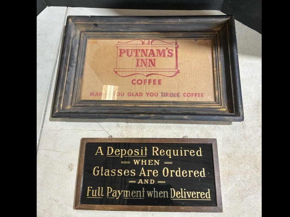 Framed Advertisement