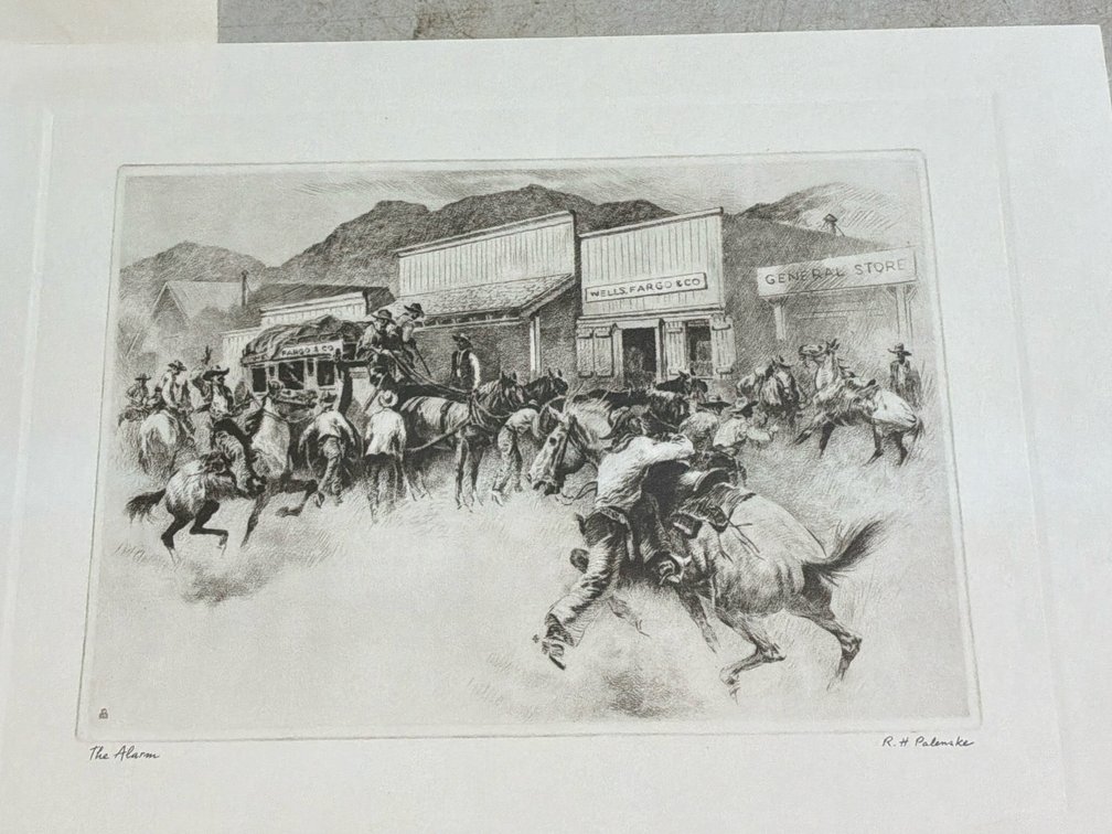 Print “The Alarm” by R.H. Palenske