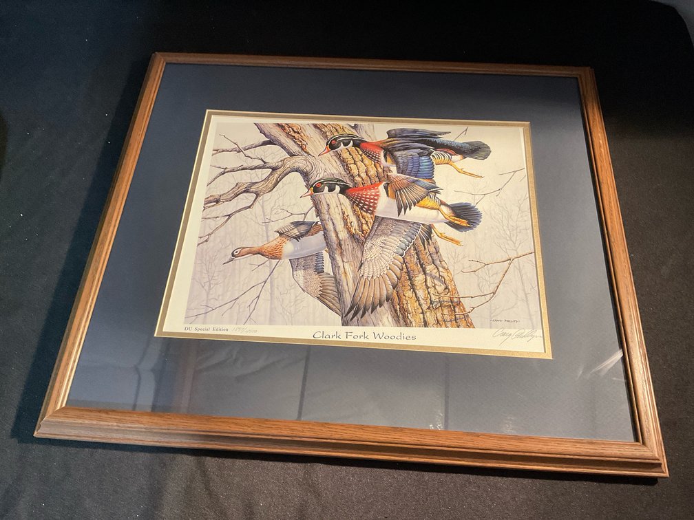Clark Fork Woodies Framed Ducks Unlimited Print