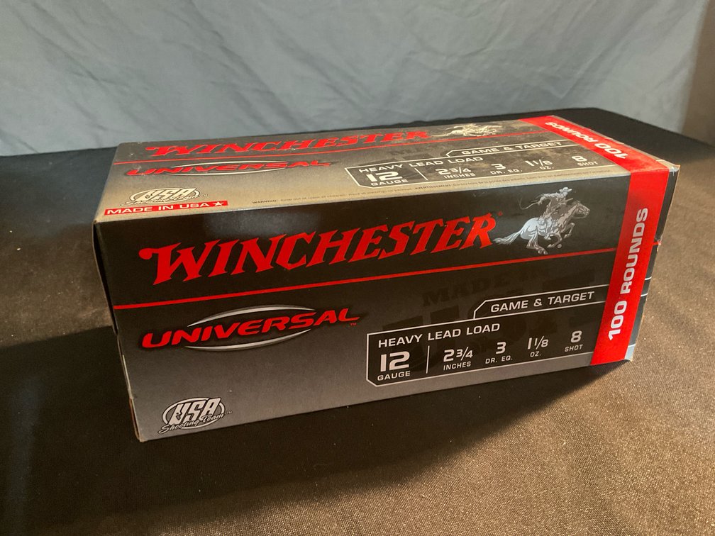 Winchester 12Ga. 2-3/4” 8 Shot Shotshells (100)