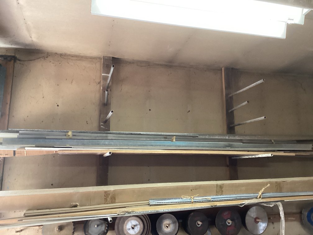 Galvanized Steel Stud Frames & Some Wood Pieces