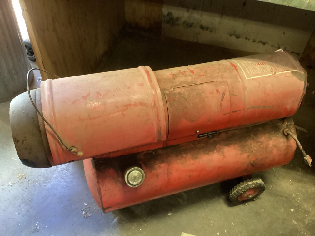 Vintage Portable Forced Air Kerosene Heater