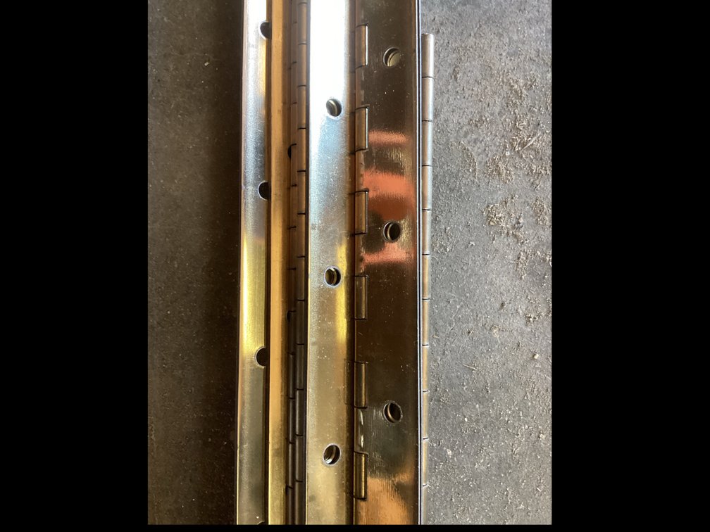Two Tone Metal Hinges