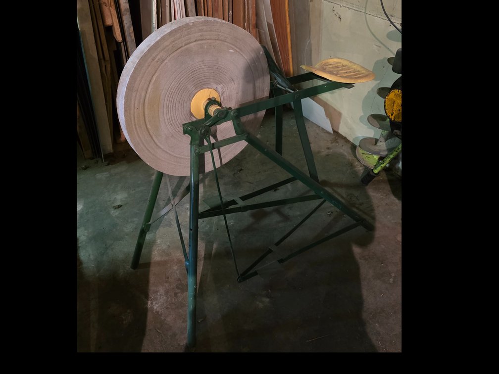 Foot Powered Grinding Stone