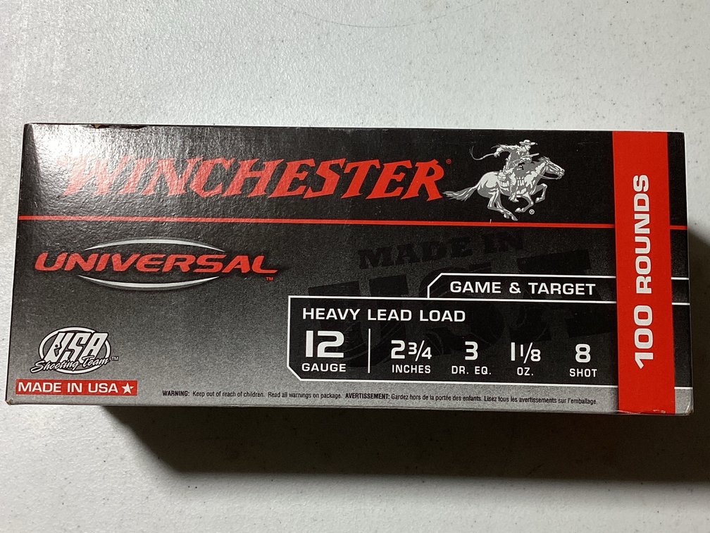 Winchester Universal Game & Target 12 Gauge Heavy Lead Load Ammunition