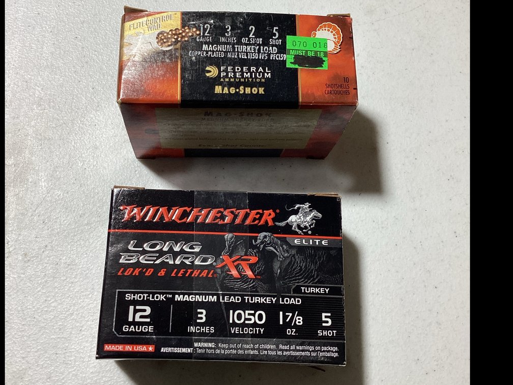 (2) 12 Gauge Turkey Loads Winchester and Federal 3” Magnum