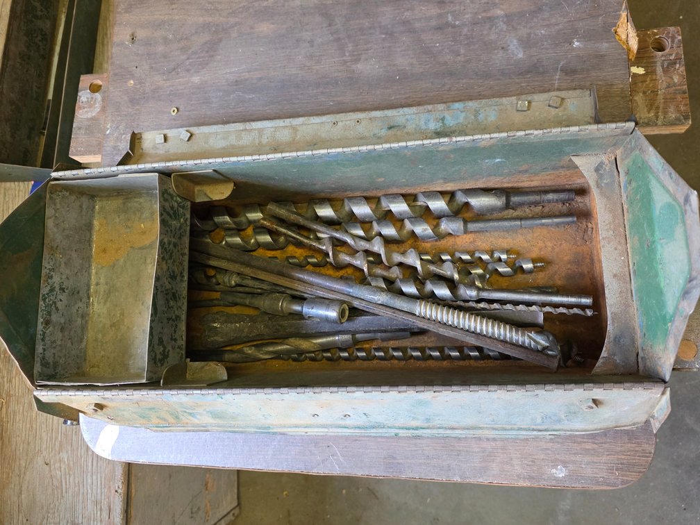 Wood Auger Bits in Toolbox
