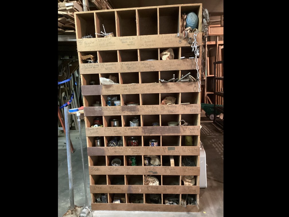 Organizing Bin With Contents