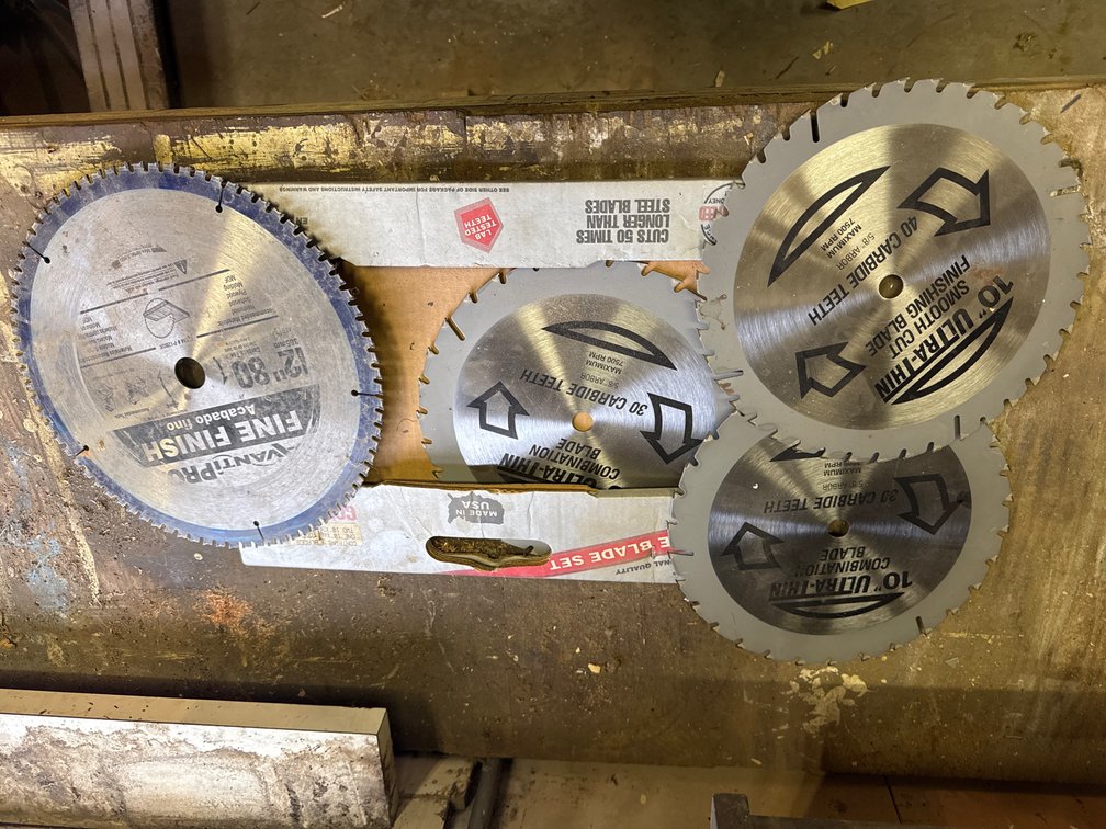 10” Ultra Thin Carbide and 12” AvantiPro Fine Finish Saw Blades