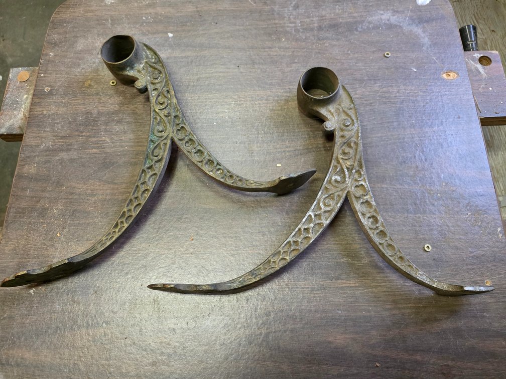 Cast Iron Bracket Pieces