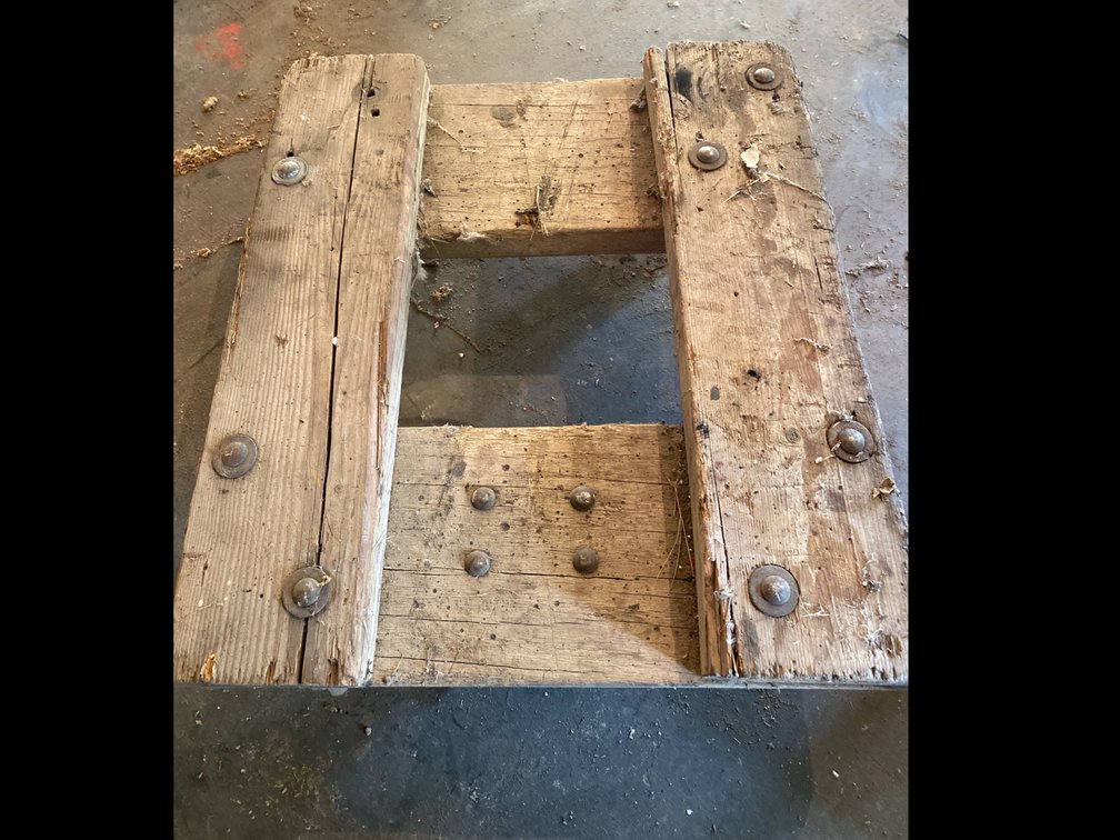 Homemade Wooden Moving Dolly
