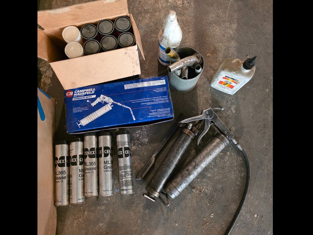 Grease Guns, Oil Spouts, Grease, Gear Lube