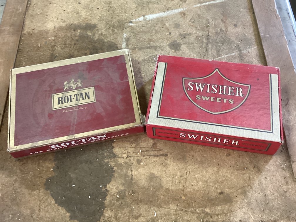 (2) Cigar Boxes