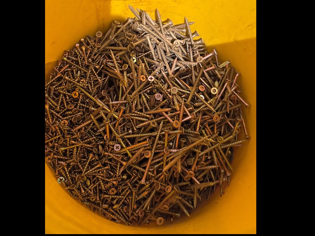 3” Yellow Zinc Coated Multi-Purpose Wood Screws