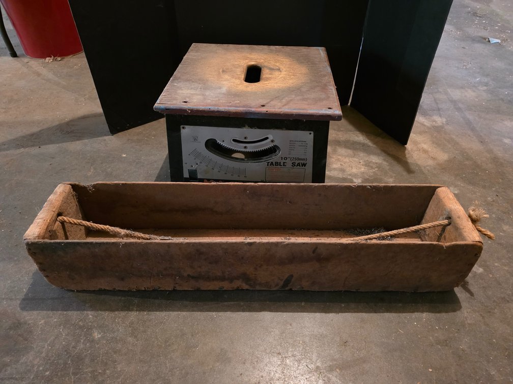 Table Saw Bench and Wood Tool Box