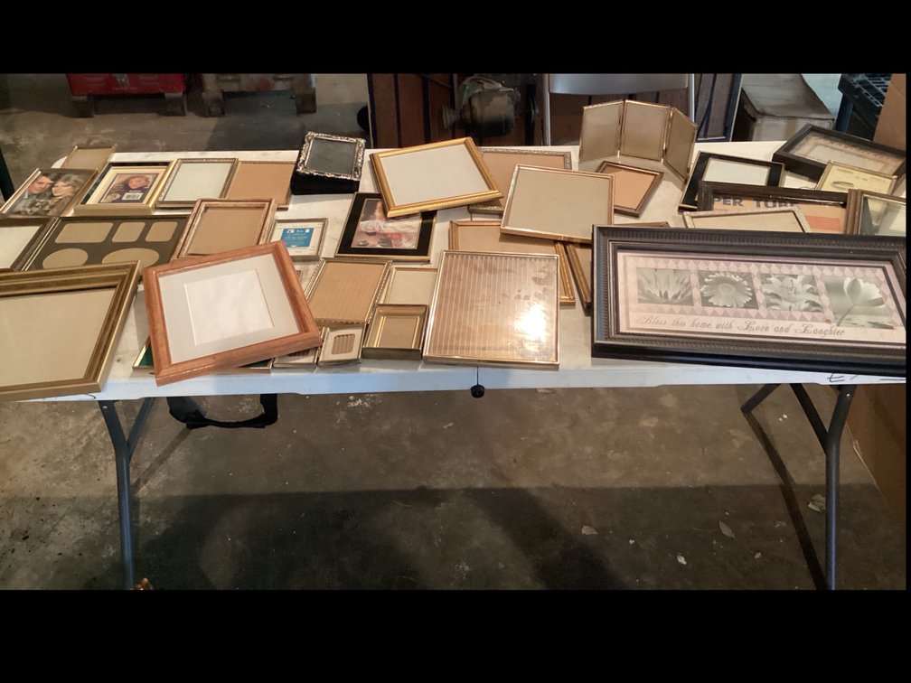 Assorted Picture Frames & Sizes