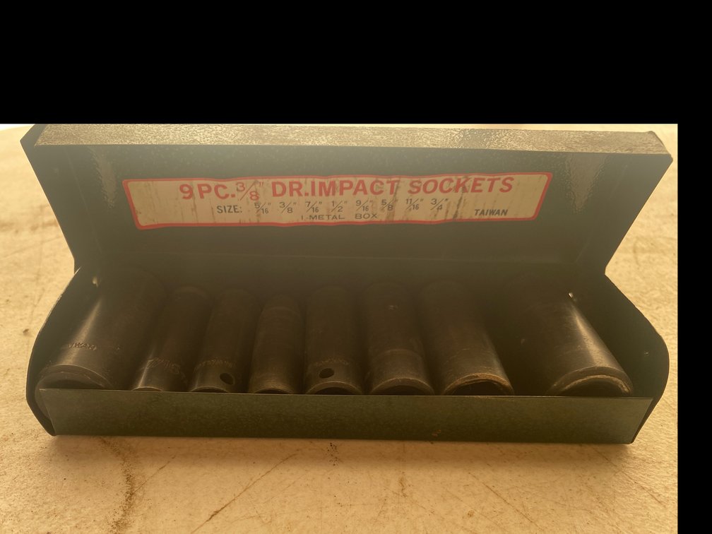 SAE 3/8” Drive Deep Well Impact Sockets