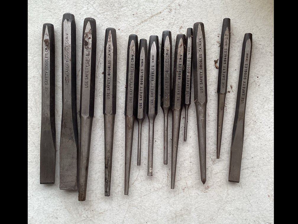 Assorted Pin Punches
