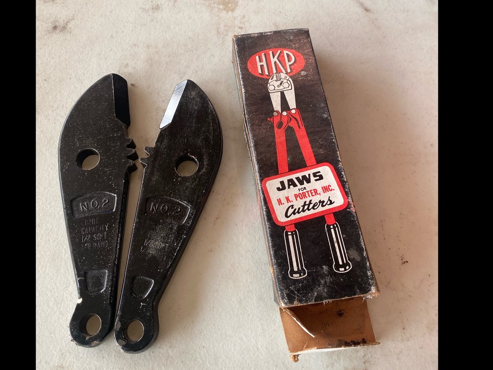 H.K.Porter No. 2 Bolt Cutter Replacement Jaws NEW
