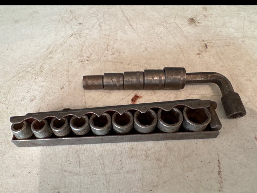 Nested Socket Set W/ L-Shaped Hex Drive Handle