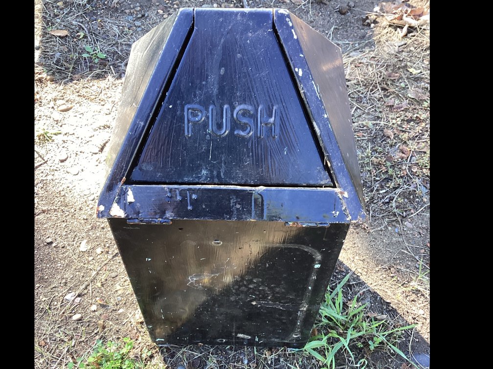 Metal Garbage Can