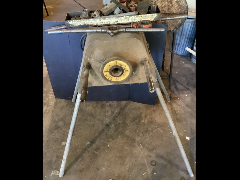 Oster 432 Power Drive Pipe Threader Machine & Accessories