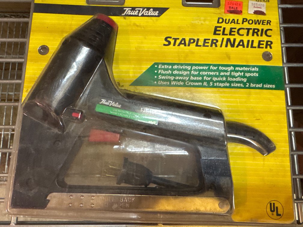 Dual Power Electric Stapler/Nailer