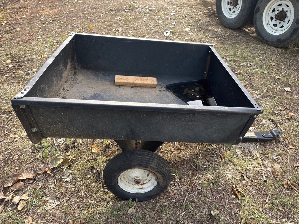 Brinly Tow Behind Dump Cart