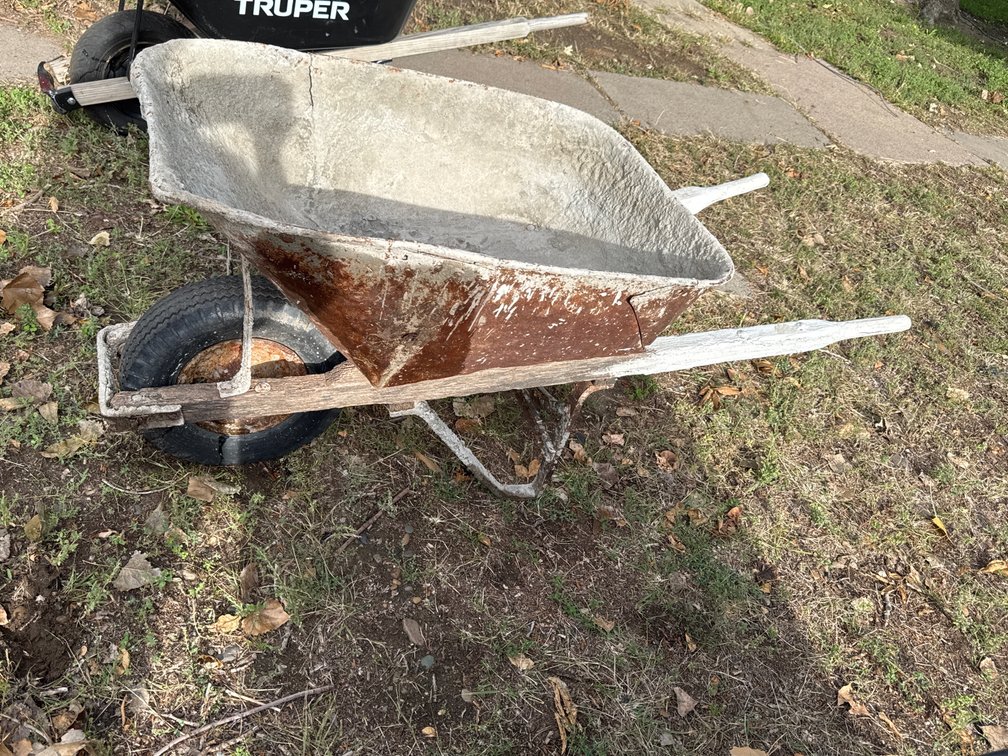 Cement Wheelbarrow
