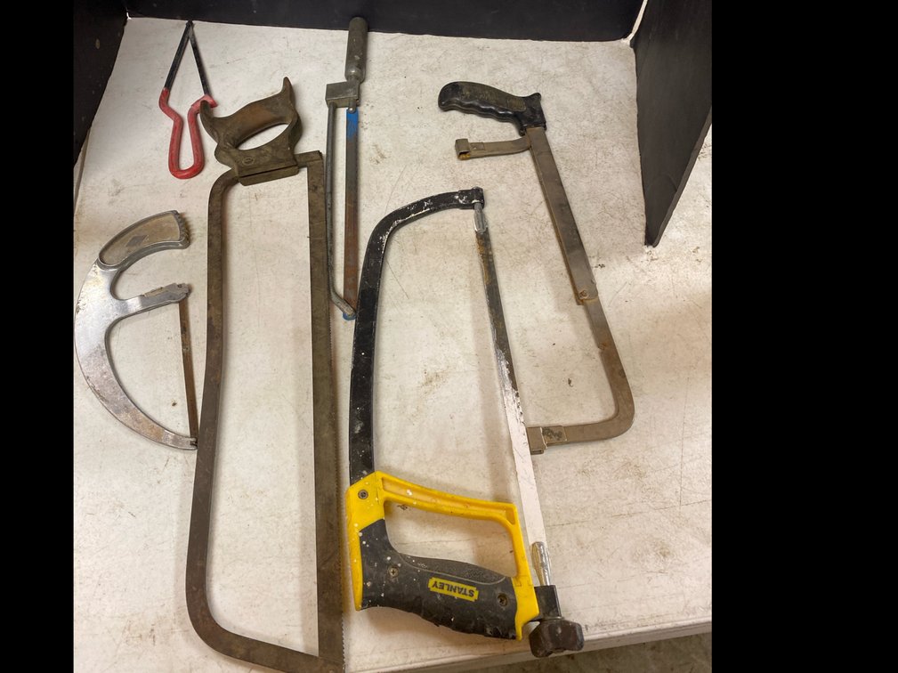 Hack Saws and meat saw