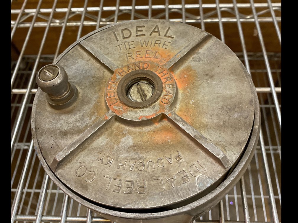 Cast Aluminum Tie Wire Reel