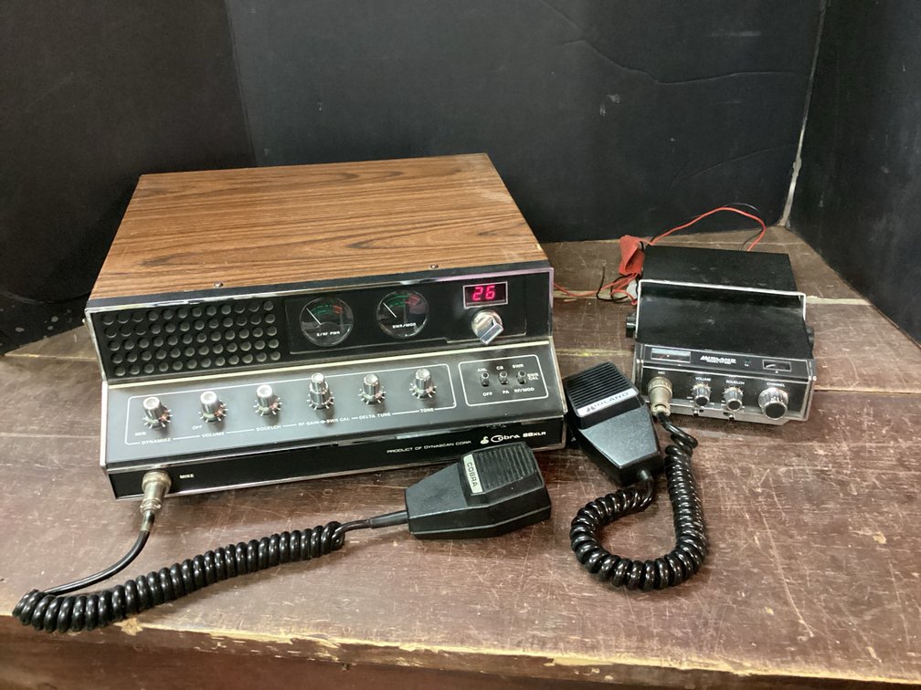 Cobra 89XLR AM/ SSB CB Radio Base & Midland CB Radio