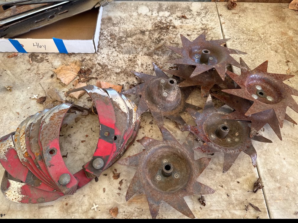 Assorted Tiller-tines