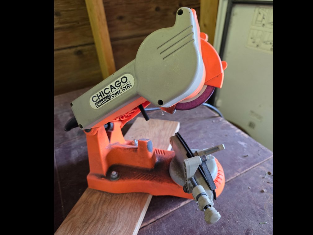 Chicago  Electric  Chain Saw Sharpener