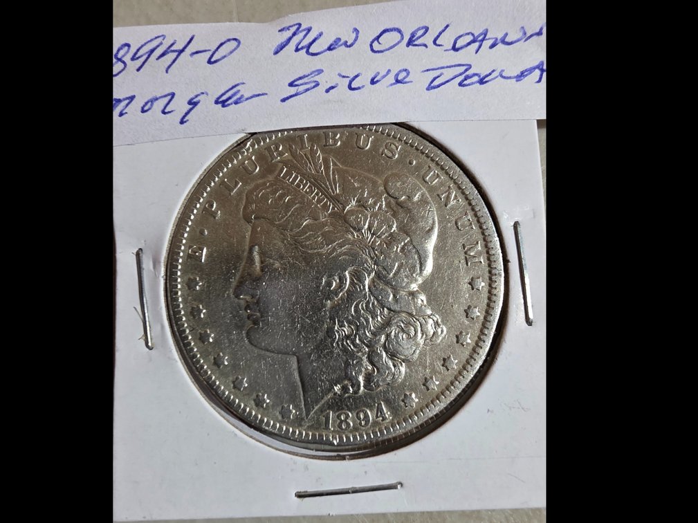 1894 O Morgan Silver Dollar