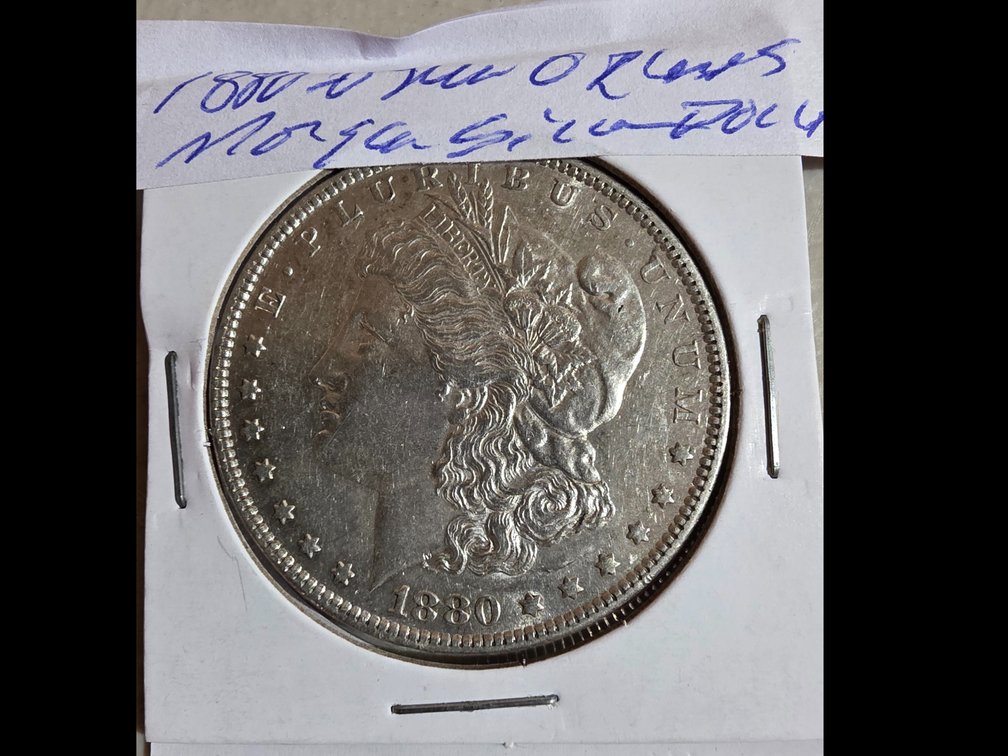 1880 O Morgan Silver Dollar