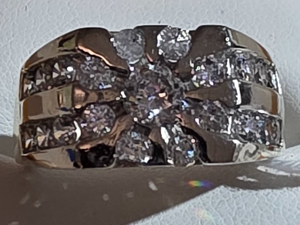 Mens Cubic Zirconia Ring