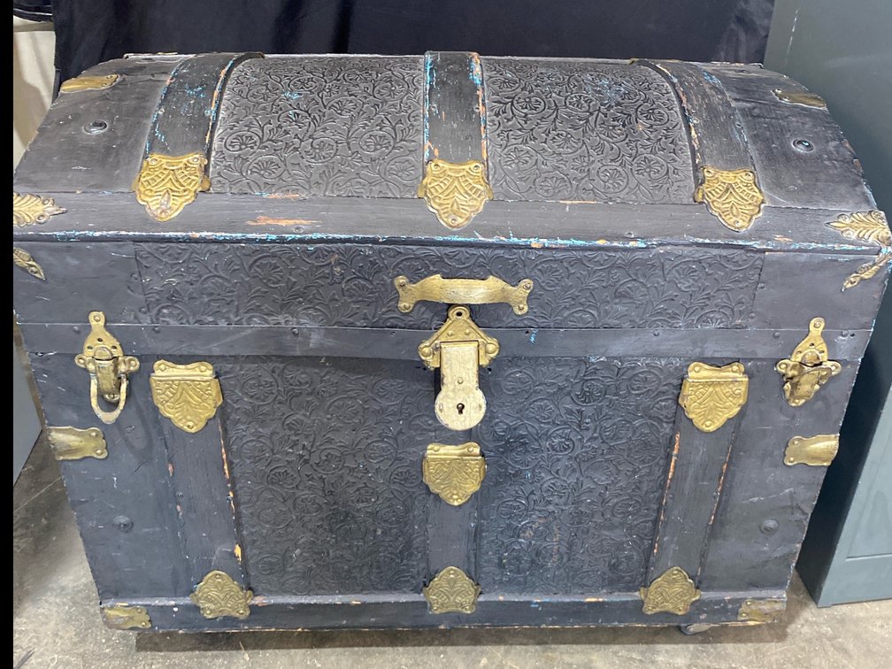 Black Storage Trunk