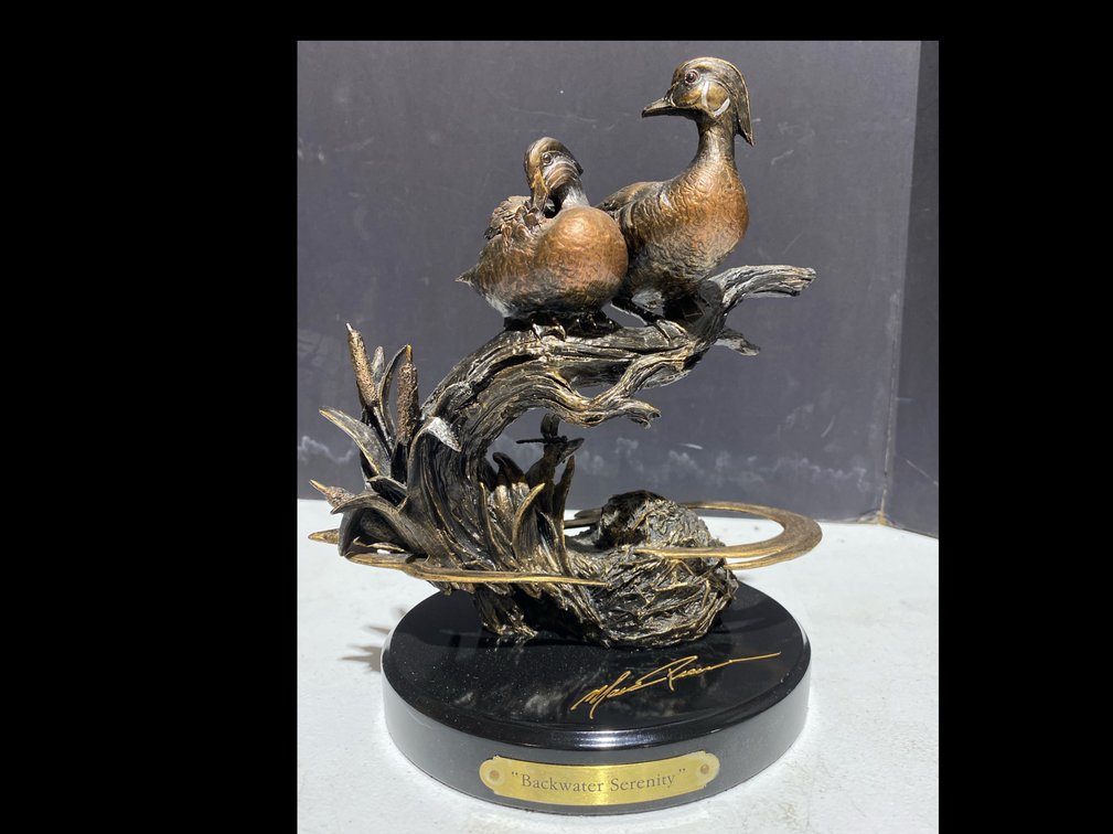 Ducks Bronze Sculpture