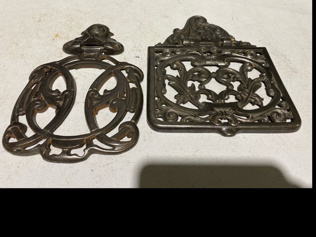 Cast Iron Hinged Ornate Decor