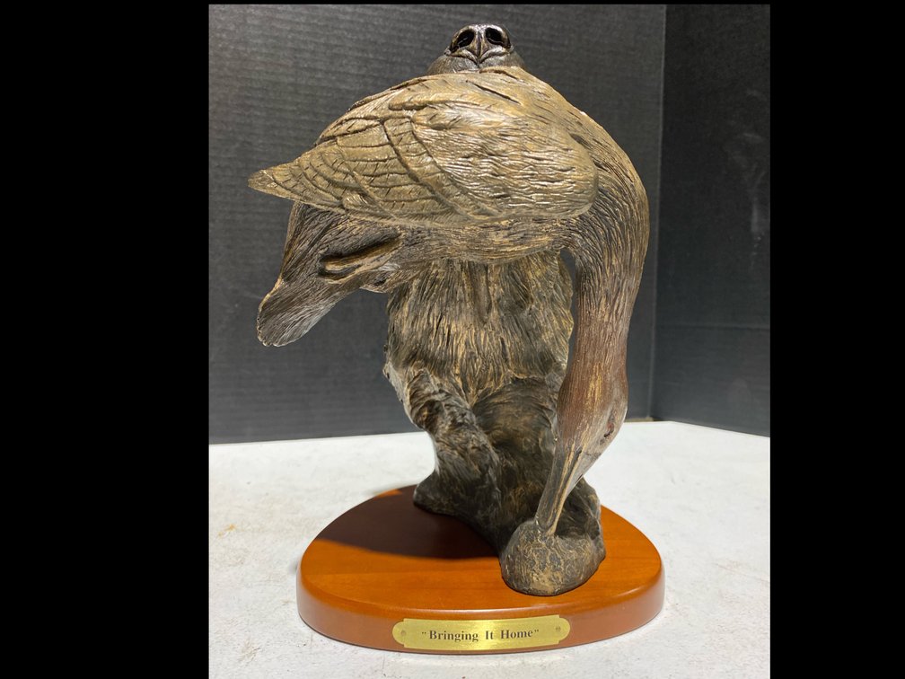 Dog Bronze Sculpture