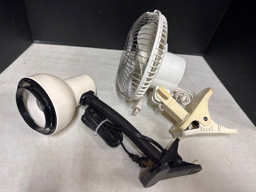 Clamp On Fan and Light