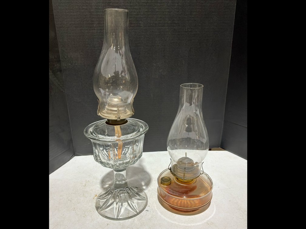 Antique Hurricane Lamps