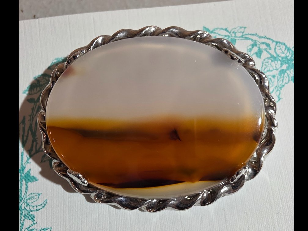 Montana Agate Pin
