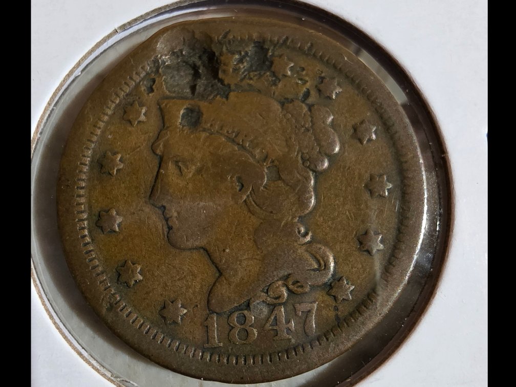 1847 U.S. Large Cent
