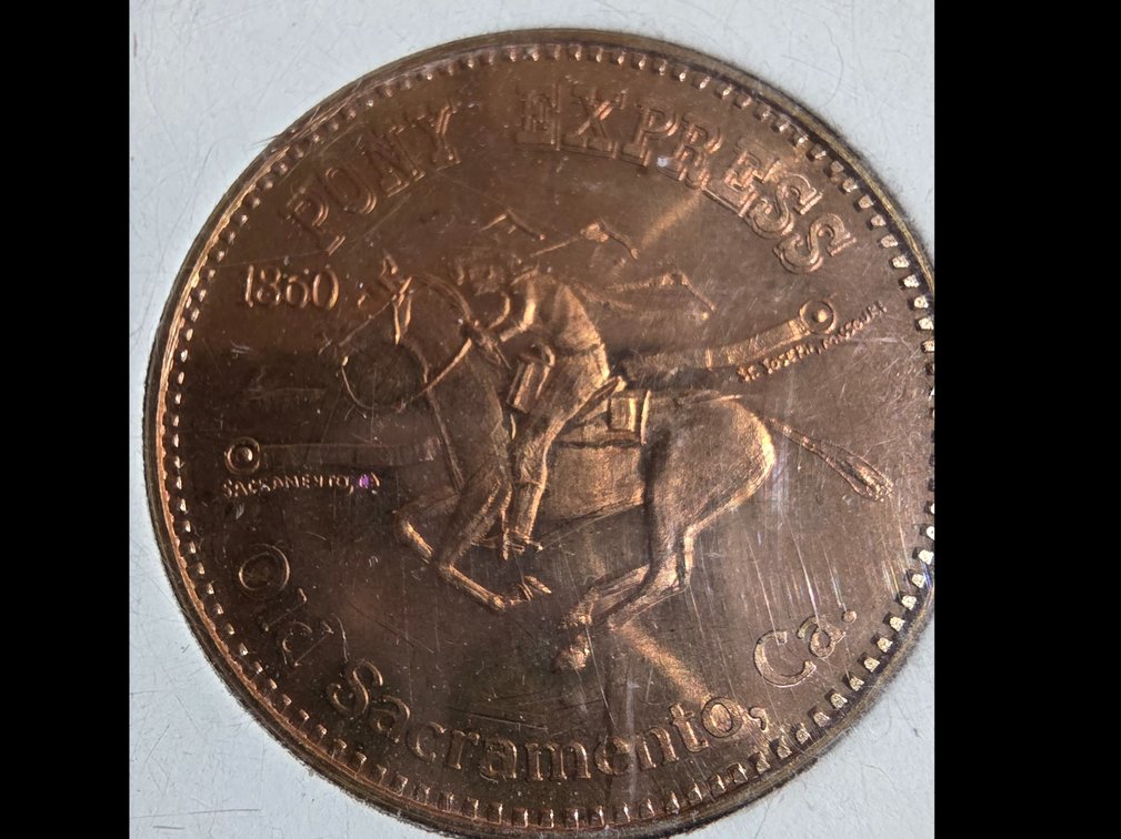 Pony Express  Commemorative Coin