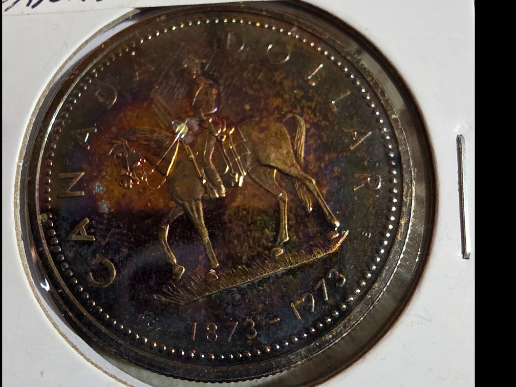1873-1973 Commemorative Canadian Silver Dollar