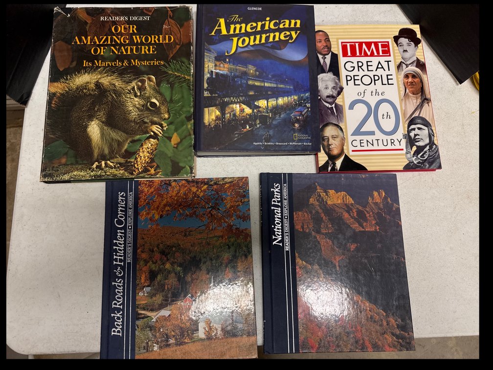 National Parks, History, and Nature Books